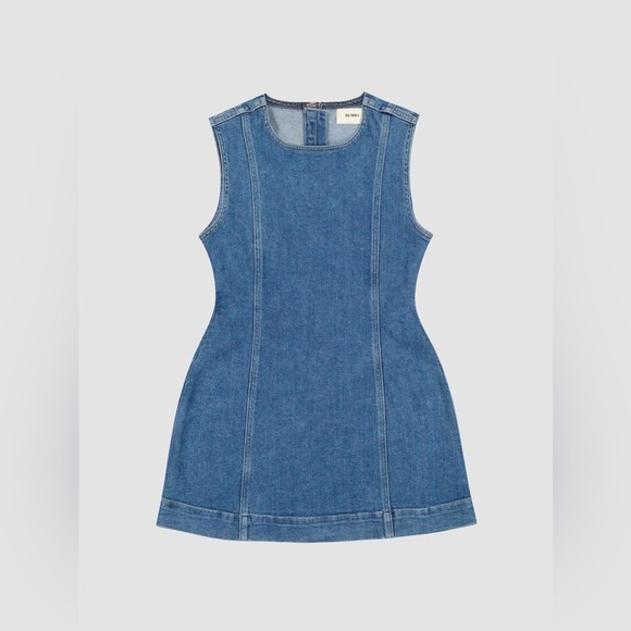 DL1961 Girls betty Blue Denim jean Dress small - Picture 1 of 8